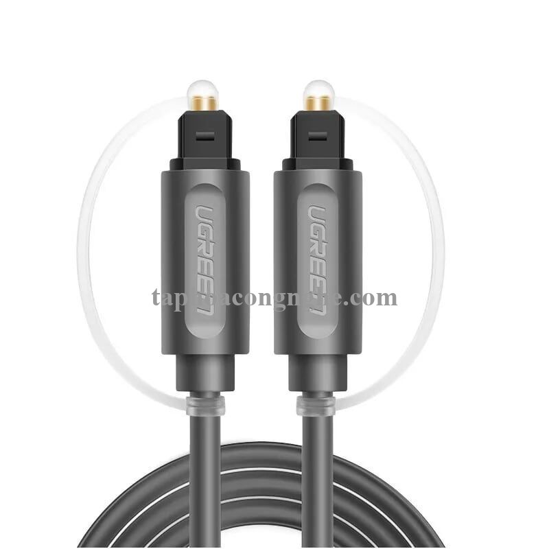 Ugreen 10771 3M màu Xám Dây cáp quang âm thanh 2 đầu dương AV122 30010771